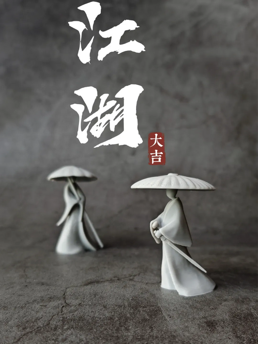 Wuxia Swordsman Miniature Collectible