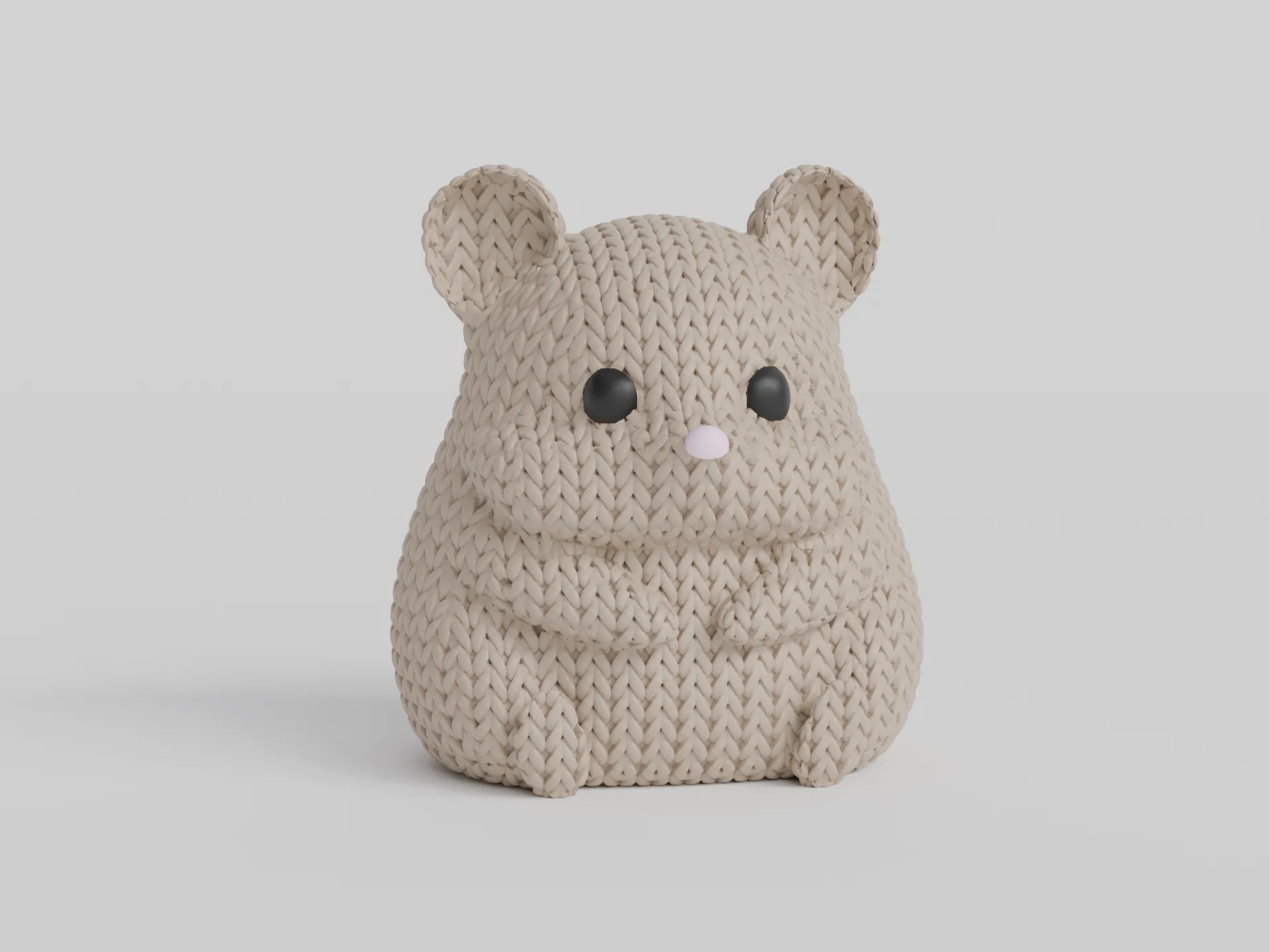 Knitted Style Hamster - Forge Gifts