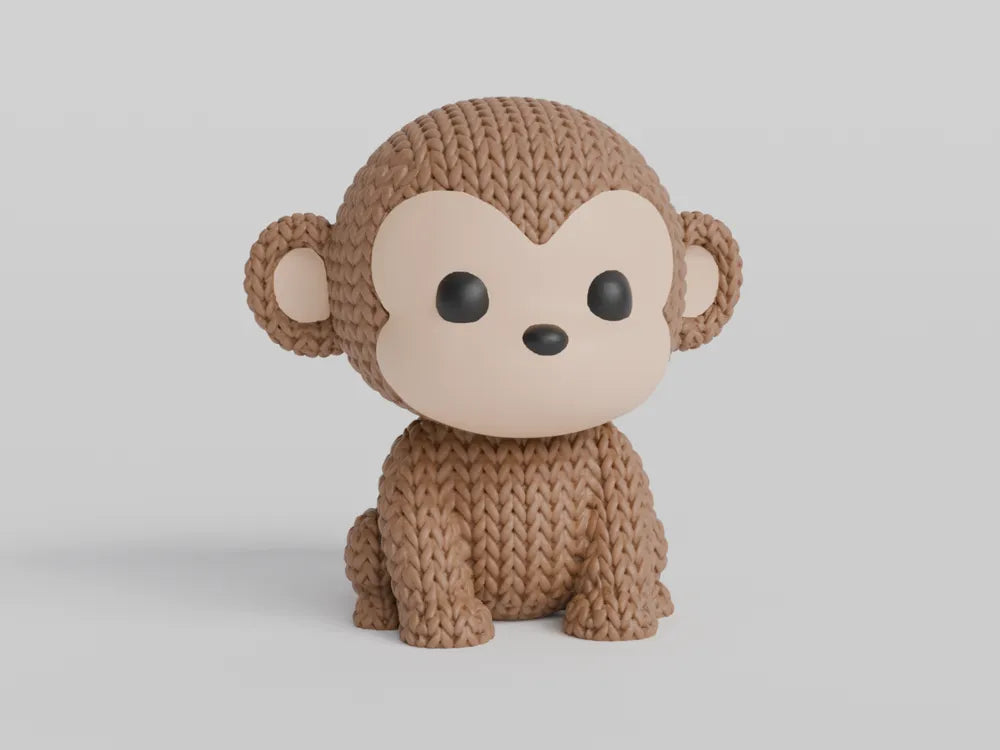 Knitted Style Monkey - Forge Gifts